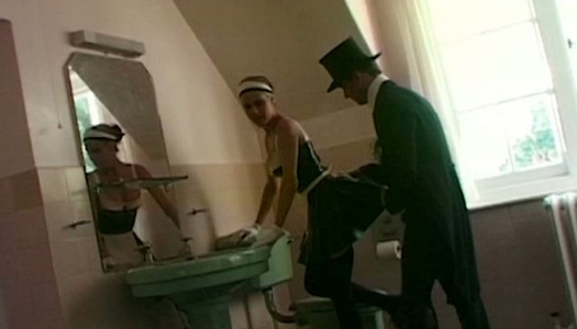 Shameless bitch in super hot lingerie gets banged from the rear by her lover porn pics