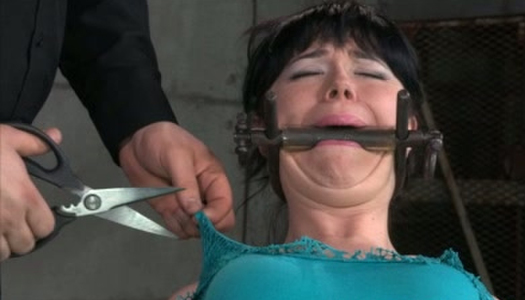 Kinky master finger fucks wet muff of appetizing sex-slave porn pics