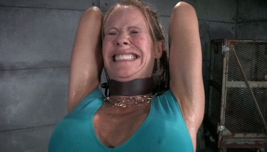 Lustful blond milf is punished with black vibrator porn pics