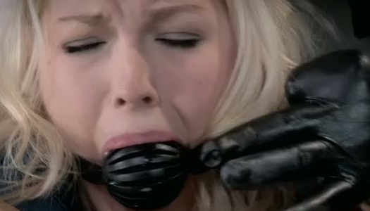 Black vibrator makes pretty college gal exhausted porn pics