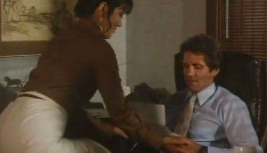 Scorching Asian secretary gives her boss a damn good blowjob porn pics