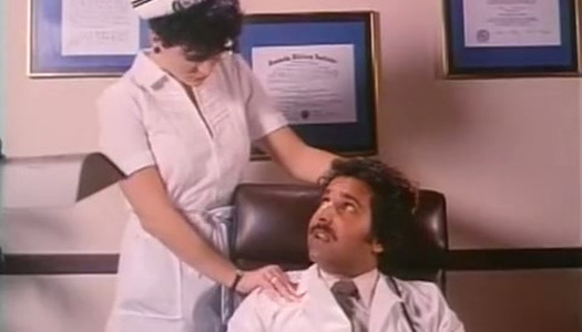 Sexy nurse is riding her patient's cock in cowgirl position with such passion porn pics