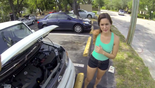 Lustful teen allows dude in spy fucking glasses to fuck her in doggy pose porn pics