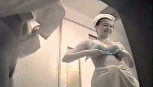 Pretty Asian girls were caught in changing room on hidden cam porn pics