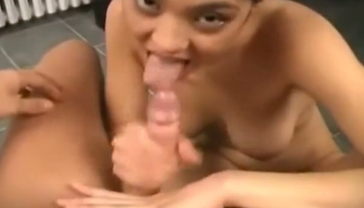 Bosomy Asian housewife swallows sugary penis of her man on camera porn pics
