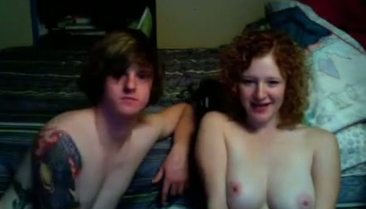 Curly haired slutty MILF is gonna have nasty sex with her guy on webcam porn pics