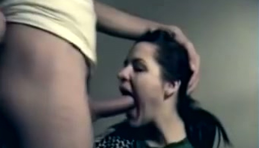 Black haired pretty teen gives steamy deep throat to her buddy on cam porn pics