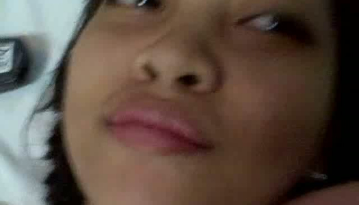 Small tittied Asian chick rides hard dick of her  guy in face to face pose porn pics