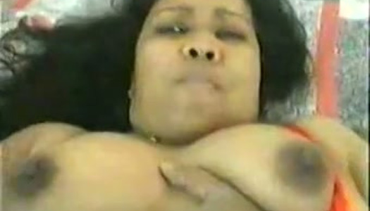 Dark skinned horny fattie gets her kitty attacked in mish style porn pics