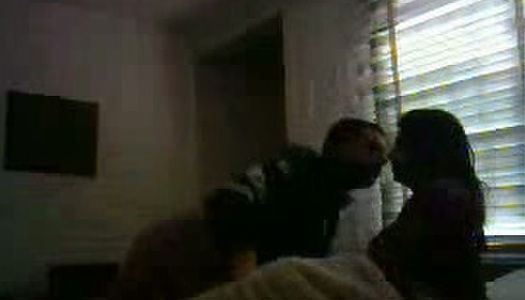 Lewd Latina chick passionately kisses her BF before climbing on top of him porn pics