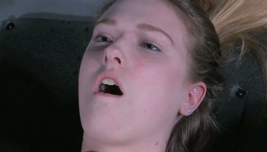 Horny master stimulates her wet cunt with vibrator and makes it exhausted with orgasm porn pics