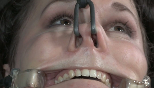 Hooks in nose make tied up chick moans with pain porn pics