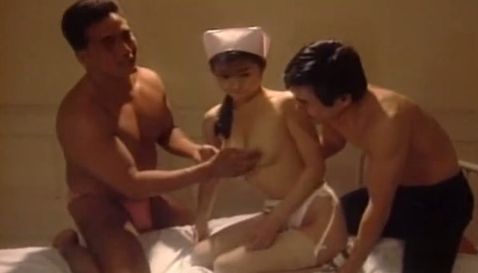 Cute Japanese nurse treats her patient with her mouth lips porn pics