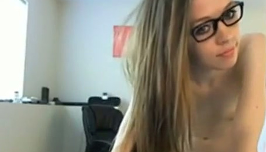 Titless long legged and slutty nerdy brunette pets her twat with toy porn pics