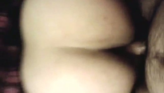 Fatty amateur GF gets fucked deep in her cunt in a doggy position porn pics