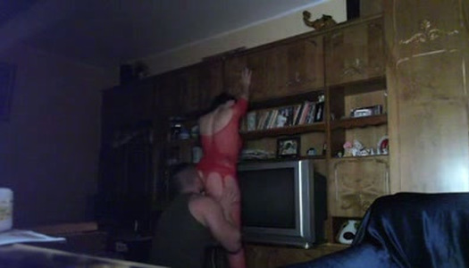 Strong arn dude and his sexy girlfriend are having dirty sex on a camera porn pics