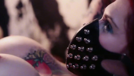 Stunning goth hottie wearing mask is fucked in hot XXX scene porn pics