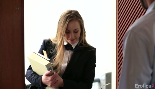 Student Sadie Blair is having sex with hot tempered guy porn pics