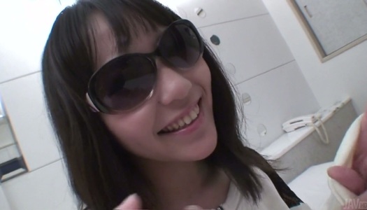 Japanese slut in sun glasses Chizuru gives her head and gets her slit fucked porn pics