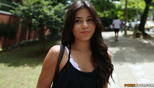 Alluring brunette Mia Wright is taking hard penis in her sexy pussy porn pics