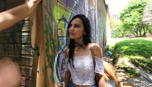 Brunette with juicy as sand dark nipples Katty Doll is fucked hard by her boyfriend porn pics