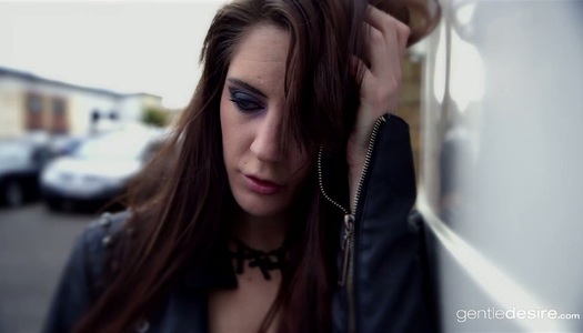 Whorish red head Samantha Bentley is fucked by one elder stranger in his office porn pics