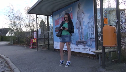 Spoiled brunette Cassie Young is fucked by one stranger driver porn pics