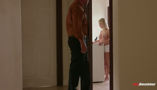 Sex-hungry stepdaughter Chloe Addison is fucked by hot tempered stepfather porn pics