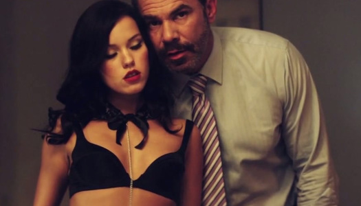 Pretty babe in stockings Megan Rain is having crazy sex with v.i.p client porn pics