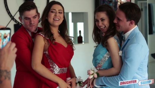 Gorgeous babe Melissa Moore takes part in passionate foursome scene porn pics