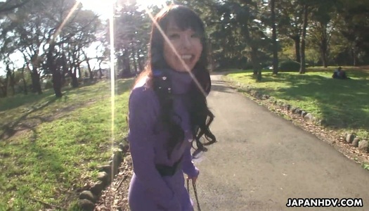 Cum-thirsty Asian whore Eri Ouka enjoys eating cock in the car porn pics