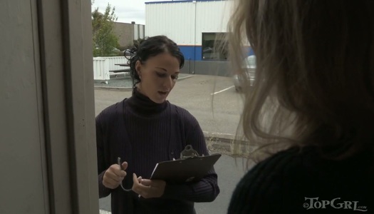 Big tittied bitch London River is fucked by horny mistress wearing strapon porn pics