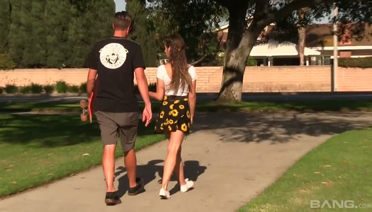 Man eating babe Cassidy Klein enjoys having sex with one kinky dude porn pics