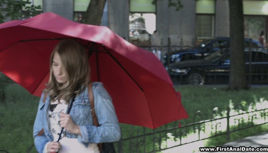 Kinky dude fucks anal hole of sweet looking babe Valerie porn pics