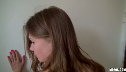 A real black haired whore Irina strips and sucks a cock for money porn pics