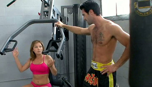 Amanda Blue goes wild with her trainer porn pics