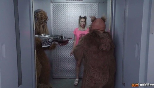 Horny guys in cosplay costumes fuck sweet looking chick Yuno Love porn pics