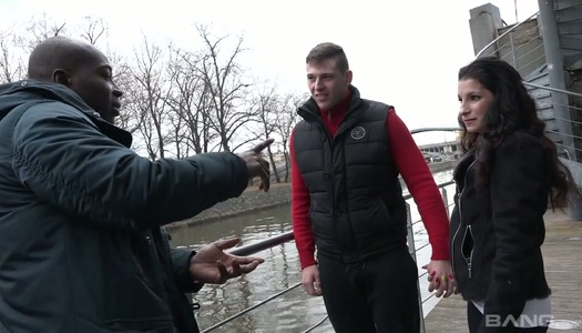 BBC fucks anus of Helen Brooke in the presence of her cuckold boyfriend porn pics