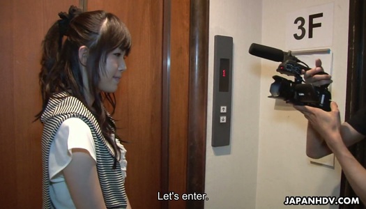 Hairy Asian pussy of Sena Sakura is satisfied with fingers and small dick porn pics