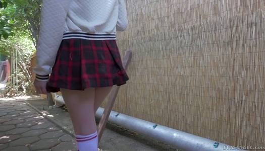 Chick from hooksup site Nina Skye is fucked by one perverted dude with a big dong porn pics