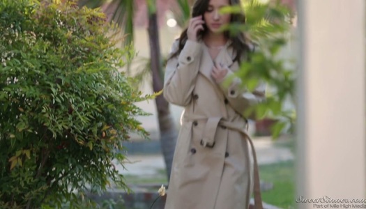 Alluring babe with slender body Gia Paige enjoys making love with her BF porn pics