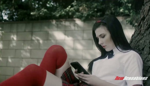 Sweet coed Jenna Reid is fucked by hot blooded boyfriend porn pics