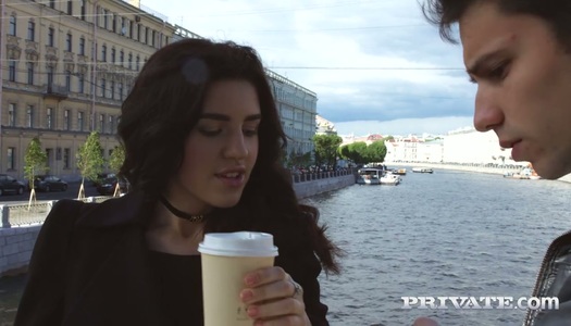 Russian girl Lindsay Vood gives a blowjob and gets fucked on the first date porn pics