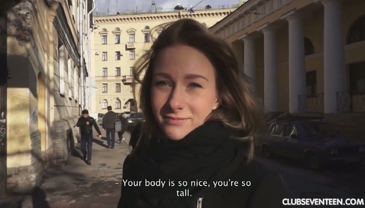 Yummy teen Dunya B is picked up and fucked by horny stranger porn pics