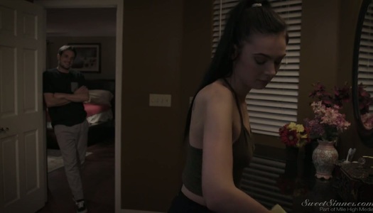 Sexually charged chick Marley Brinx enjoys riding a big hard penis porn pics