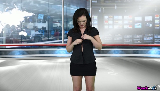 Filthy brunette Faye shows off her small tits and shaved pussy porn pics