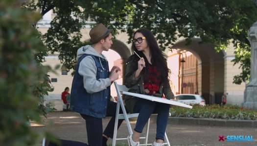 Graceful babe with big tits Regin Sparks goes wild on a hard dick porn pics