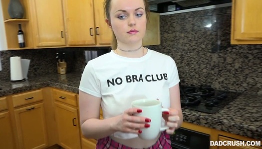 Lovely step daughter River Fox gets her pussy fucked by horny step dad porn pics