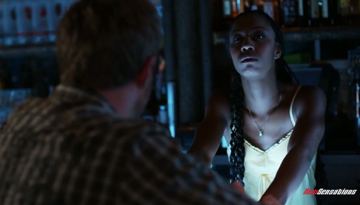 Attractive black paramour Gracie Glam enjoy having crazy sex with her white lover porn pics