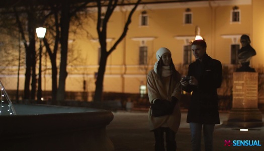 Attractive hottie with bright red hair Molly Quinn is making love on the first date porn pics